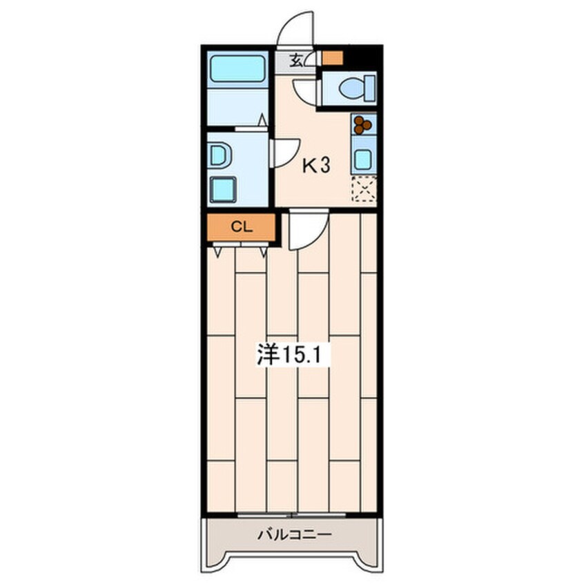 間取図 フェリスかしわ台