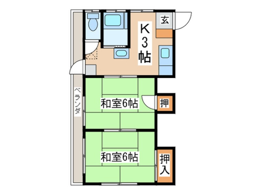 間取図 寿町よしみ荘