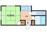 メゾン由比ガ浜 1Kの間取り