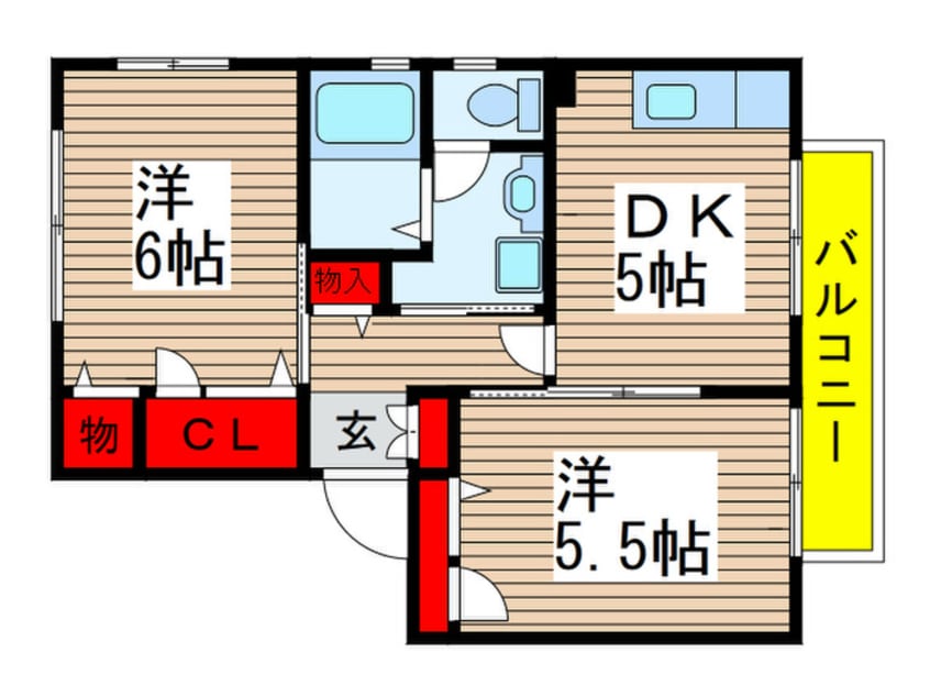 間取図 メゾン・ド・パレーシオＡ