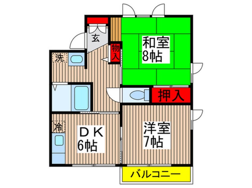 間取図 オ－シャンハイツ