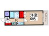 リ－ブル北小金 1Kの間取り