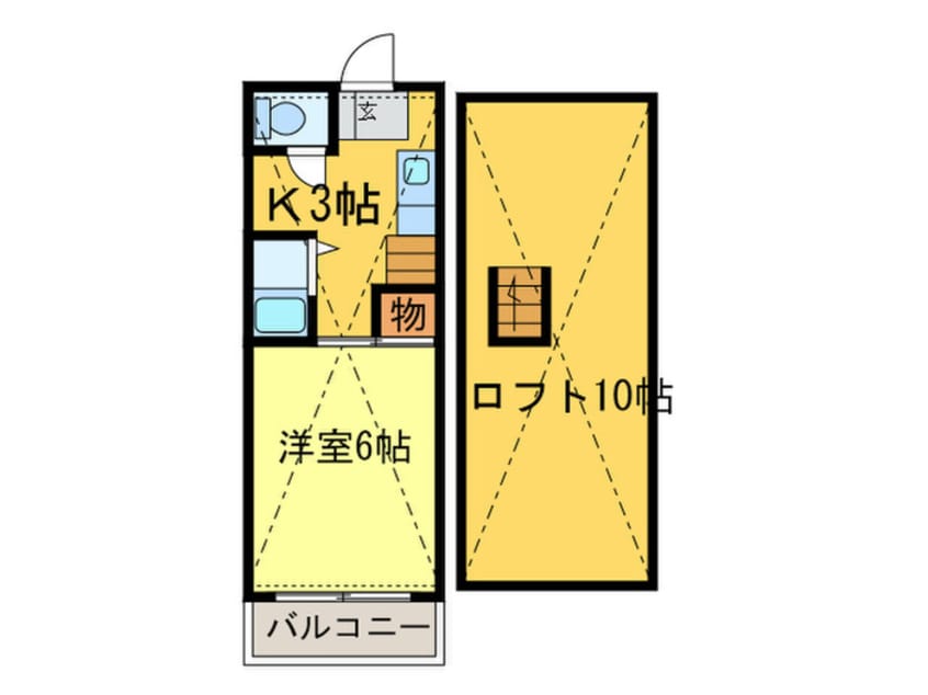 間取図 ハイツ　スギ