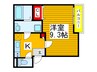Ｃｕｏｒｅ　ＴＸ 1Kの間取り