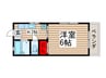 BEE-HIVE　B棟 1Kの間取り