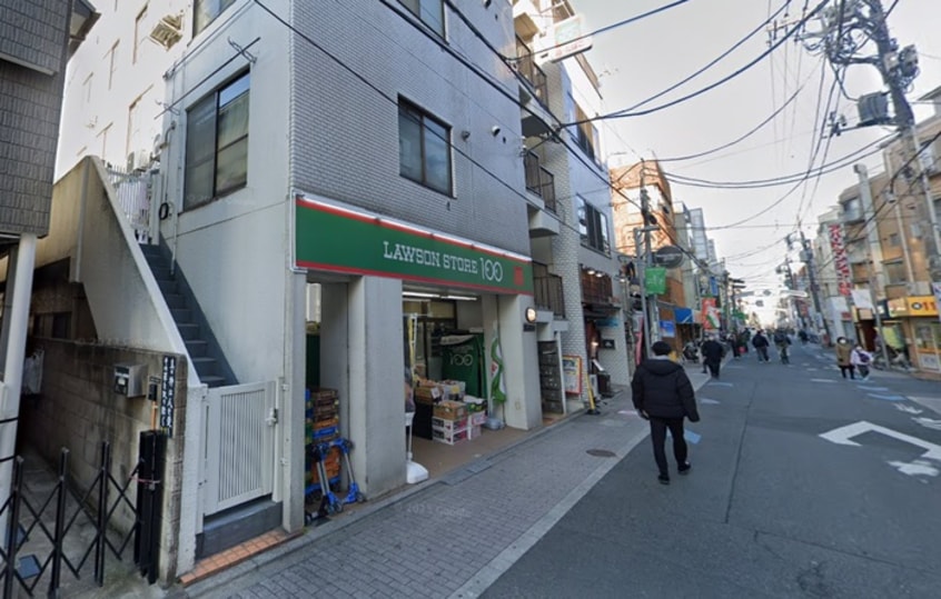ローソン100　LS上井草3丁目店(コンビニ)まで191m さくら
