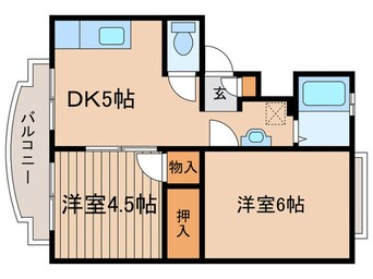 間取図 ツインハイツ