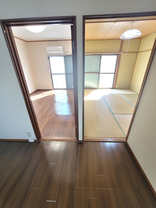室内からの展望 コ－ポ啓友関町