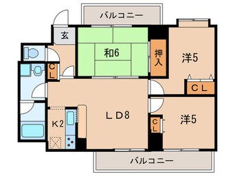 間取図 グリーンフィールド大山