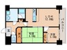 グリーンフィールド大山 2LDKの間取り