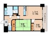 グリーンフィールド大山 2LDKの間取り