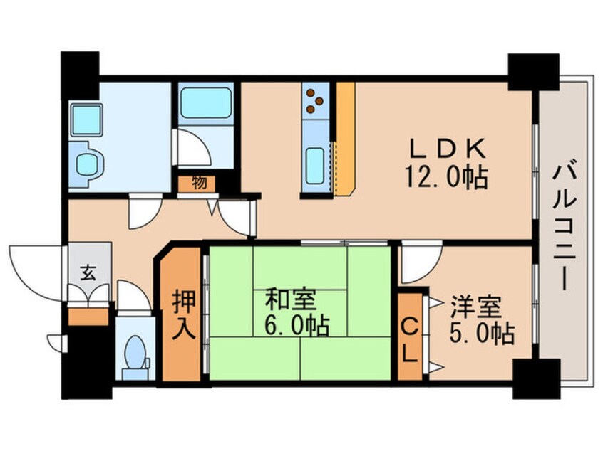 間取図 グリーンフィールド大山