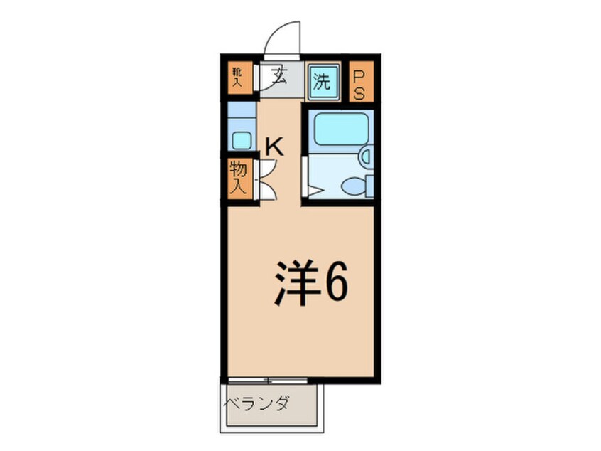 間取図 パールマンション東伏見