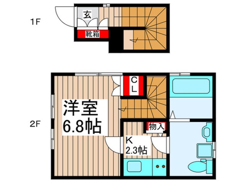 間取図 オランジェテラスⅡ