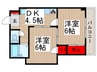 第七秋葉ビル 2DKの間取り