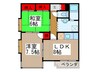伊勢屋ビル 2LDKの間取り
