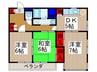 伊勢屋ビル 3DKの間取り