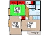 伊勢屋ビル 2LDKの間取り