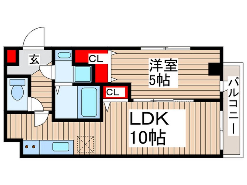 間取図 Ｒｉｒｉａ幕張本郷参番館