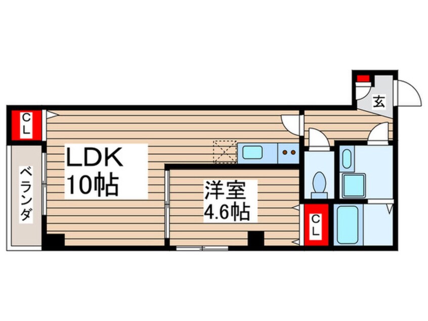 間取図 Ｒｉｒｉａ幕張本郷参番館