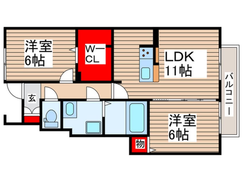 間取図 アモールⅤ