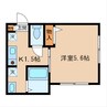プレーゴ 1Kの間取り
