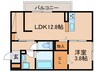 エリオ/リオナ　エリオ 1LDKの間取り
