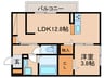 エリオ/リオナ　エリオ 1LDKの間取り