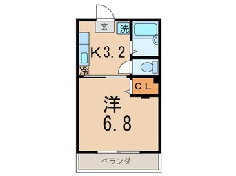 間取図 ルミエ－ル戸越