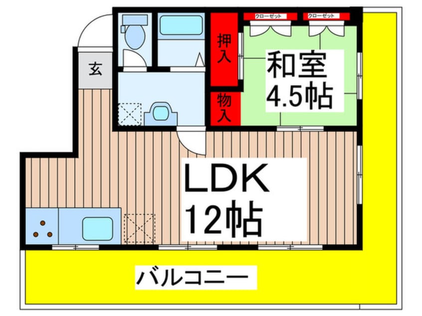 間取図 ラレーブ津田沼