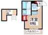 グリーン・ジュピター 1Rの間取り