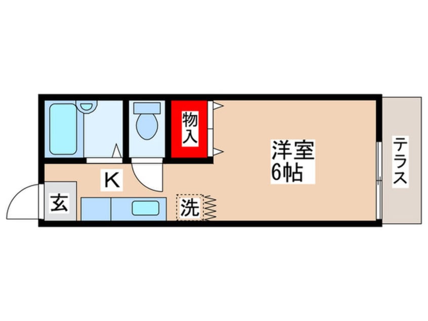 間取図 アベニュ－国立