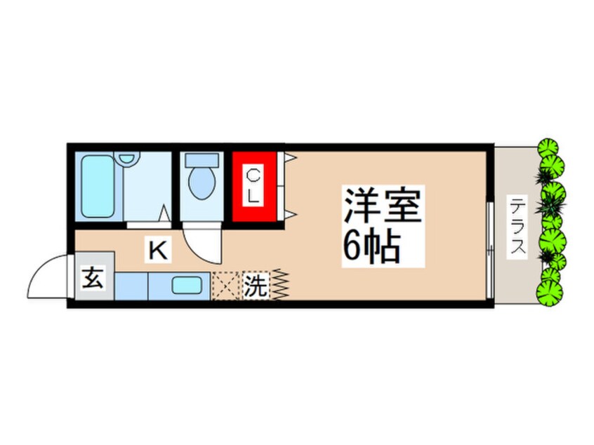 間取図 アベニュ－国立