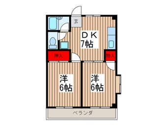 間取図 第３奥泉ハイツ