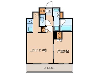 間取図 ｼﾃｨﾊｳｽ府中けやき通り(908)