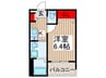 仮)キャメル指扇８ 1Kの間取り