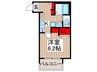 仮)キャメル指扇８ 1Kの間取り