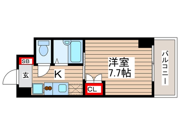 間取り図 ローズウッド・ハイツ門前仲町