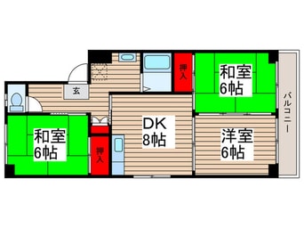間取図 松戸JKマンション