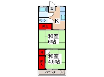 間取図 ヴィラ奥戸