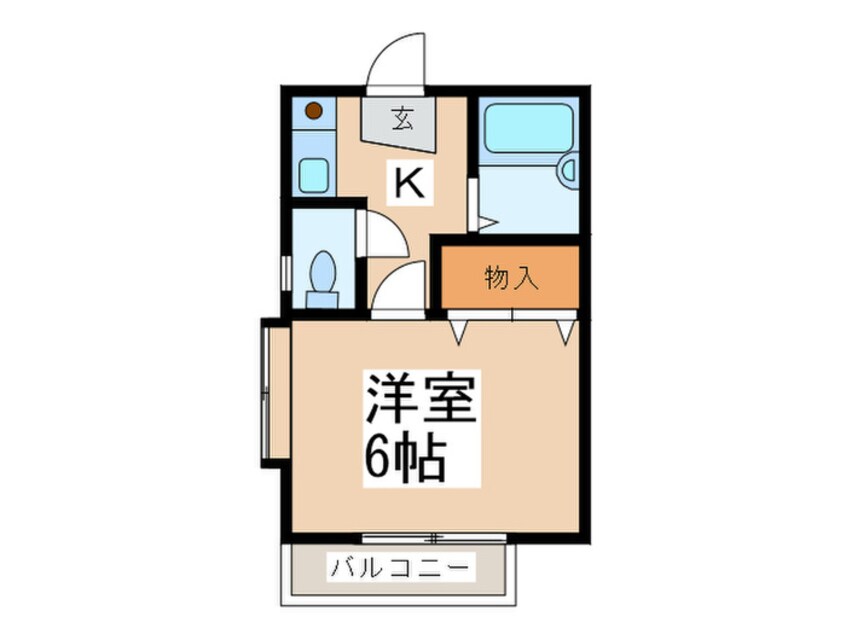 間取図 第４五月ハイツＡ