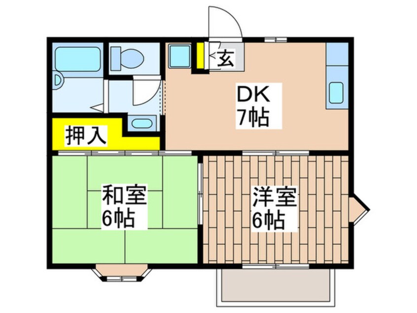 間取図 落合ハイツ