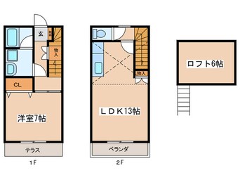 間取図 オレンジコート