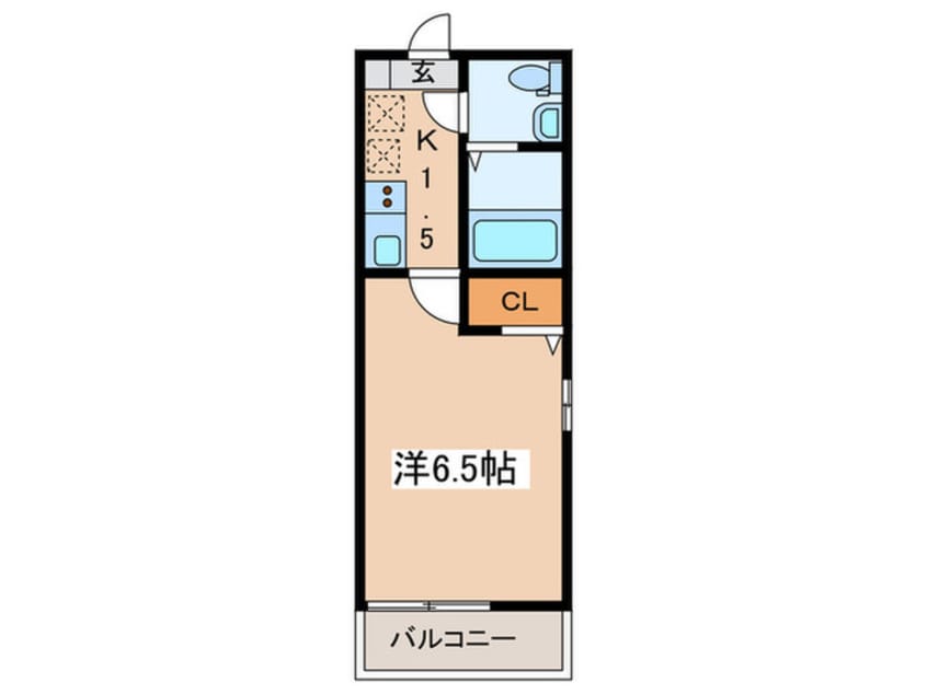 間取図 アザーレ・ソラ淵野辺