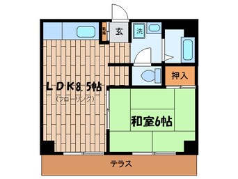 間取図 ベルメゾン山王