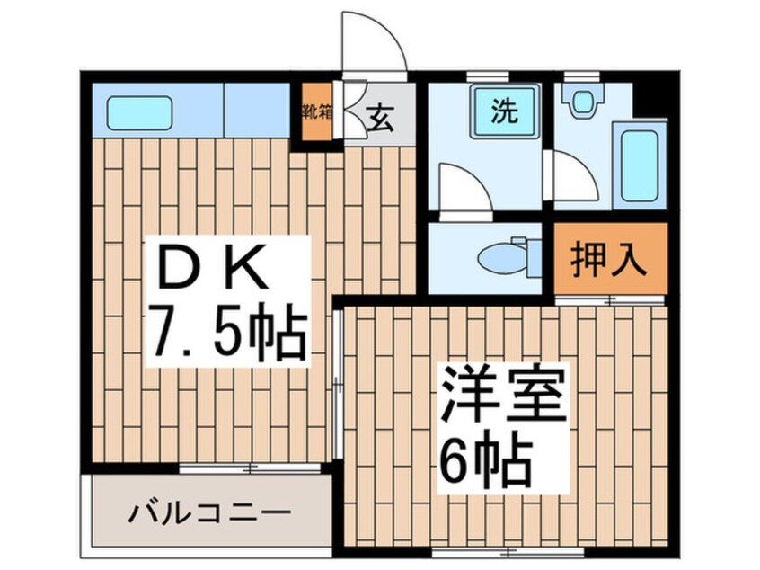 間取図 ベルメゾン山王