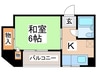 岡部ビル 1Kの間取り