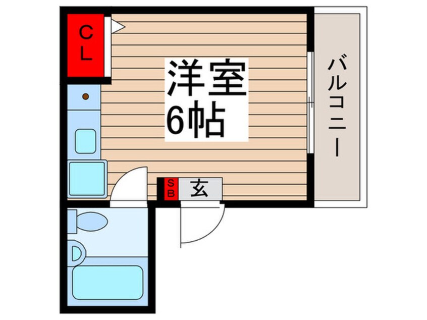 間取図 コスモスハイツ