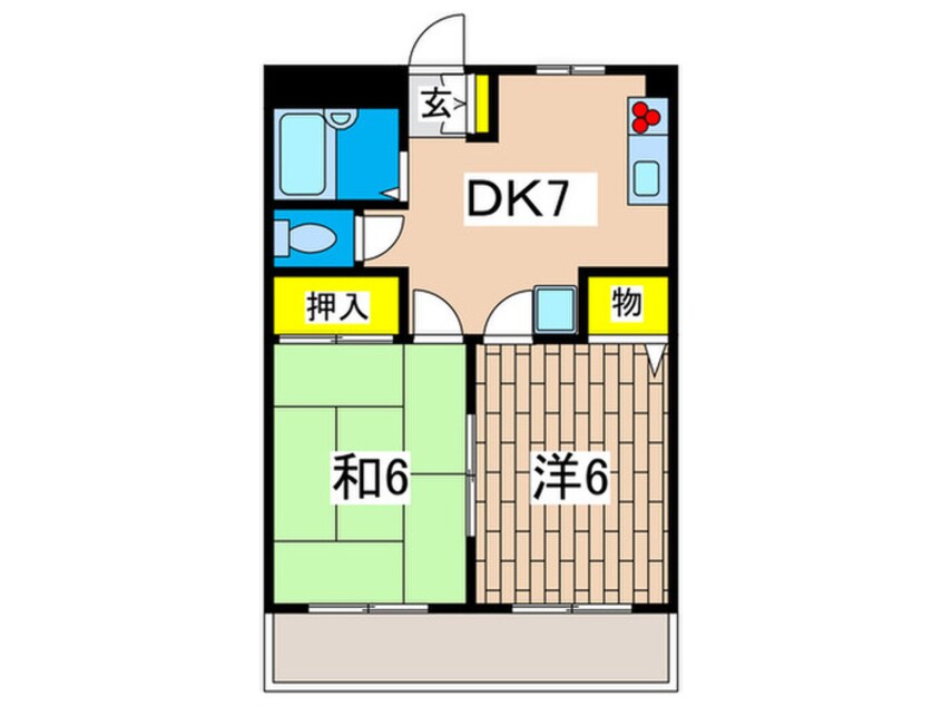 間取図 セレッソコンドミニオ