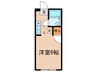 コーポふじ 1Kの間取り